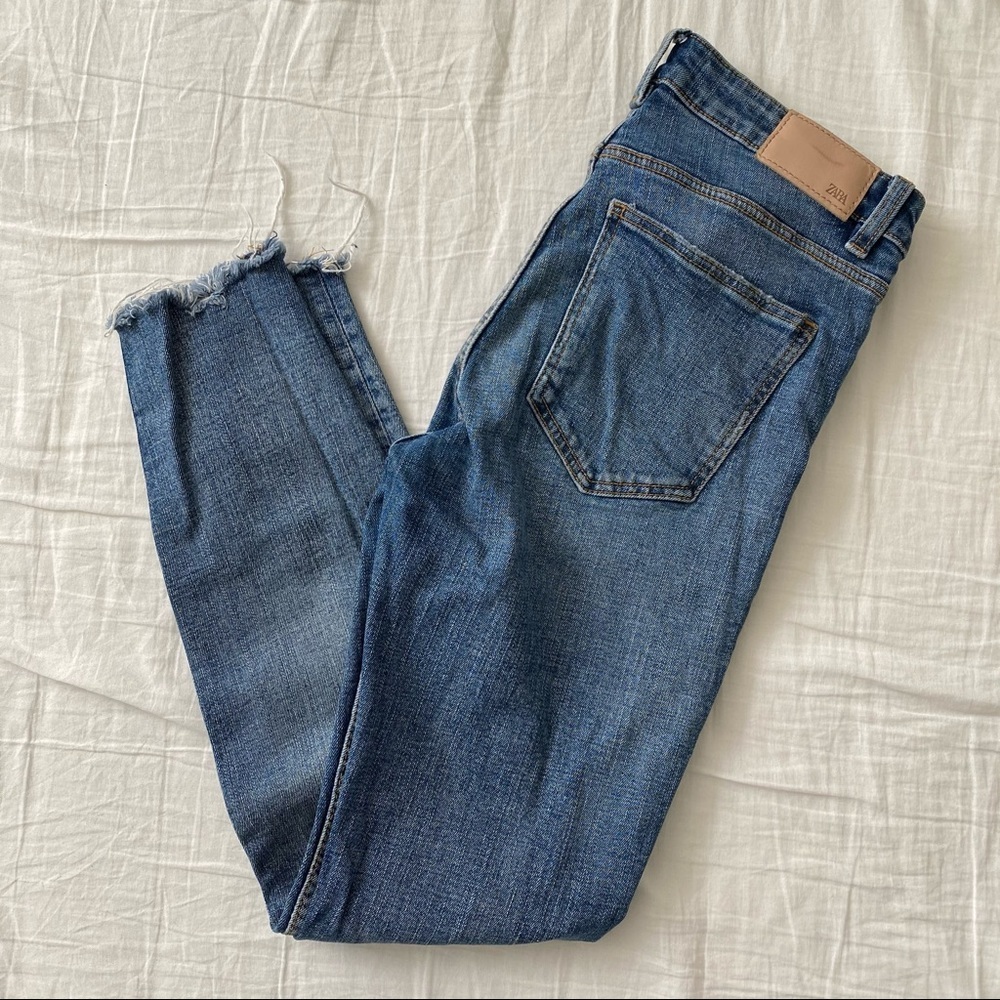 Zara deconstructed‎ ankle Pants